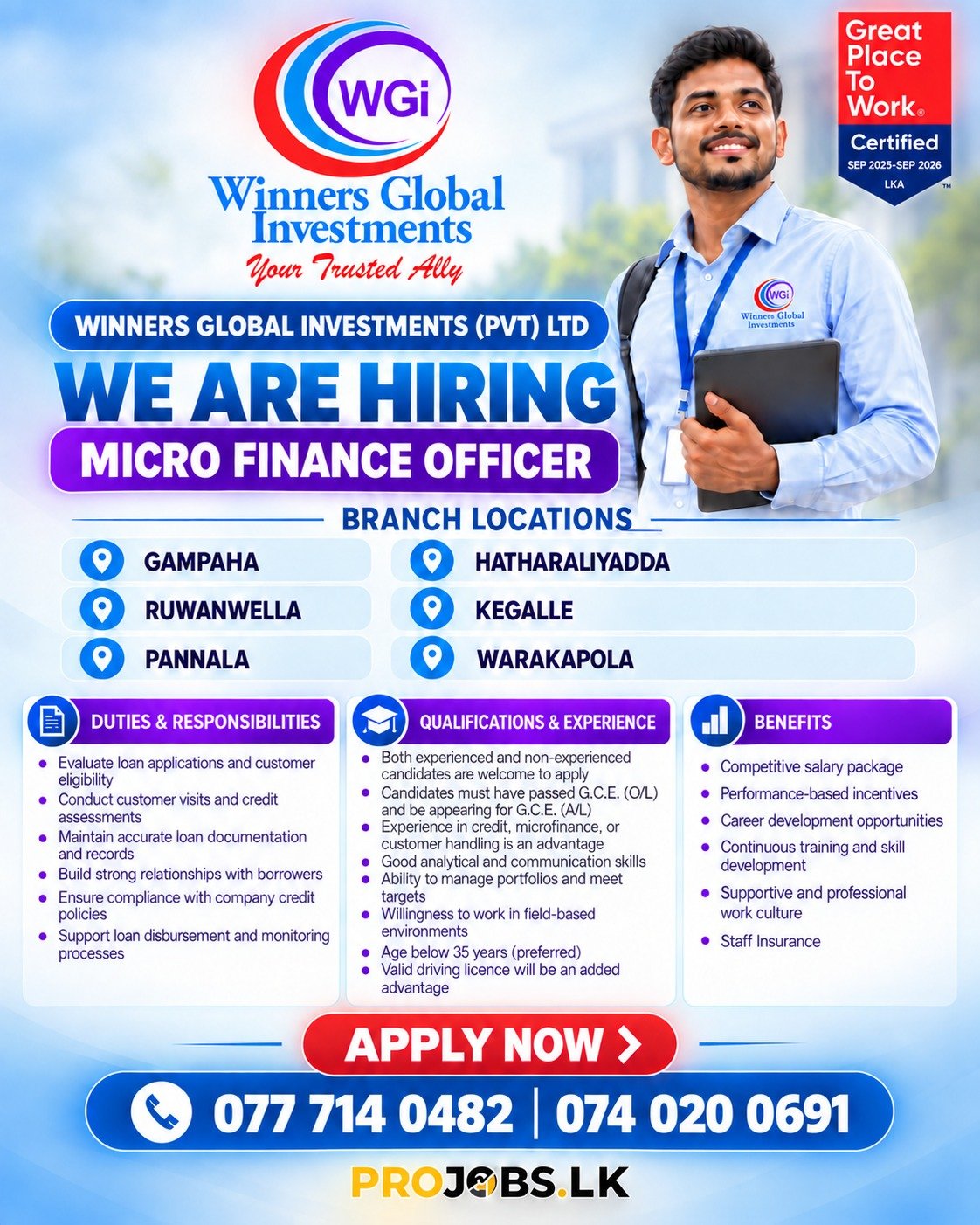 MICRO FINANCE OFFICER