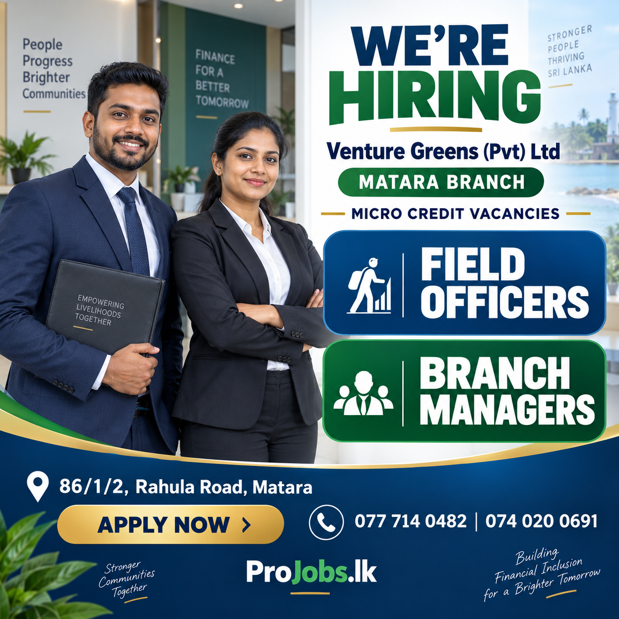 Micro Credit – Branch Managers